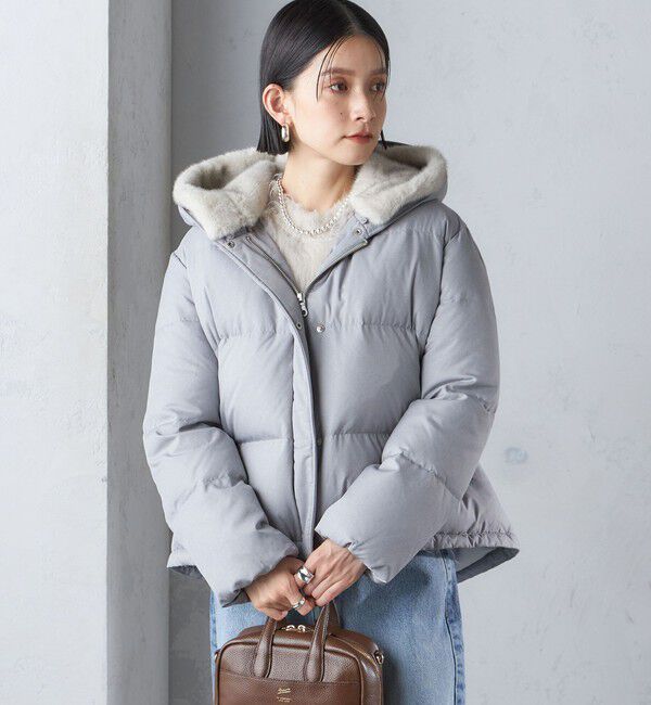 SHIPS for women「ファー付 ダウンコート」|ダウン|