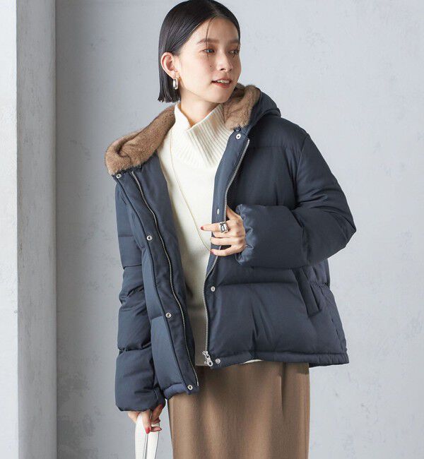 SHIPS for women「ファー付 ダウンコート」|ダウン|