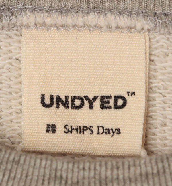 SHIPS Days「【SHIPS DAYS別注】UNDYED: ラグラン クルー スウェット」|ベスト・ジレ|