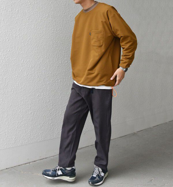 SHIPS any「SHIPS any:〈洗濯機可能〉ストレッチ 裏起毛 ウォーム アーバン ピステ (セットアップ対応)◆」|スウェット・ジャージ|