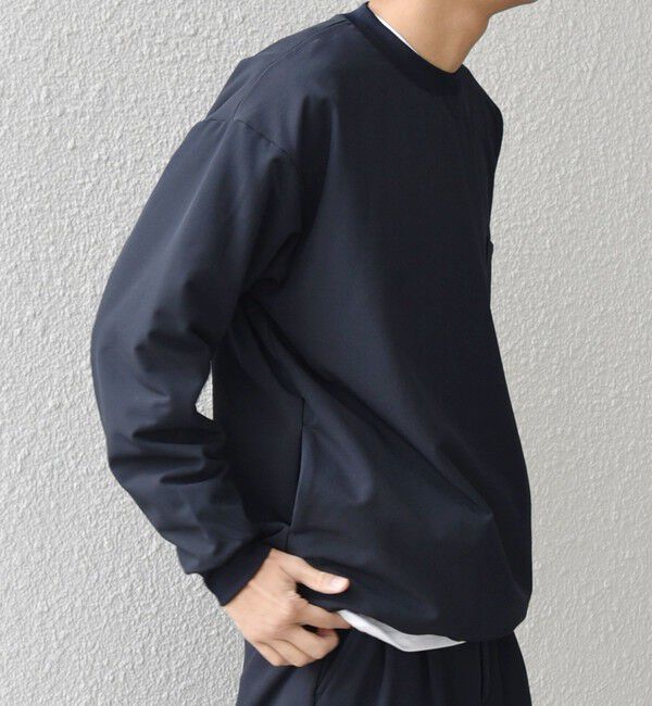 SHIPS any「SHIPS any:〈洗濯機可能〉ストレッチ 裏起毛 ウォーム アーバン ピステ (セットアップ対応)◆」|スウェット・ジャージ|ダークブルー