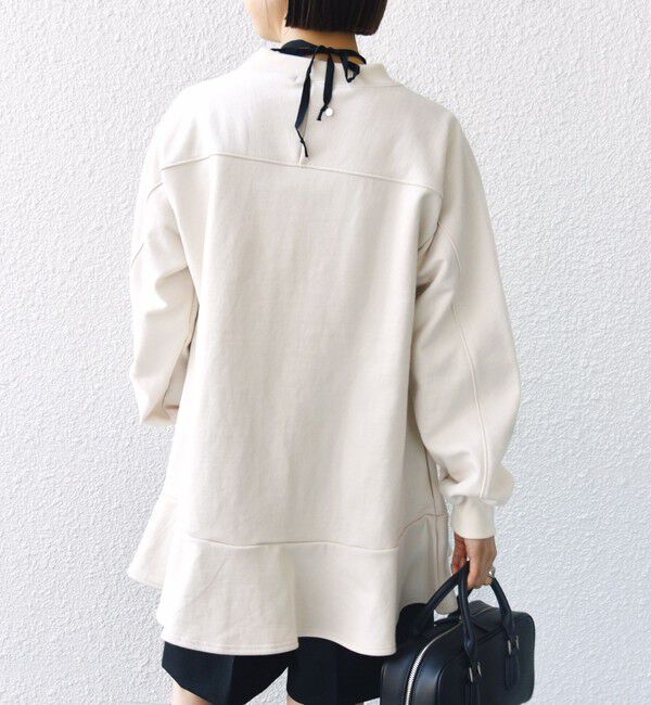 SHIPS for women「【WEB限定】〈着丈が選べる/手洗い可能〉裏毛 フレア チュニック」|チュニック|