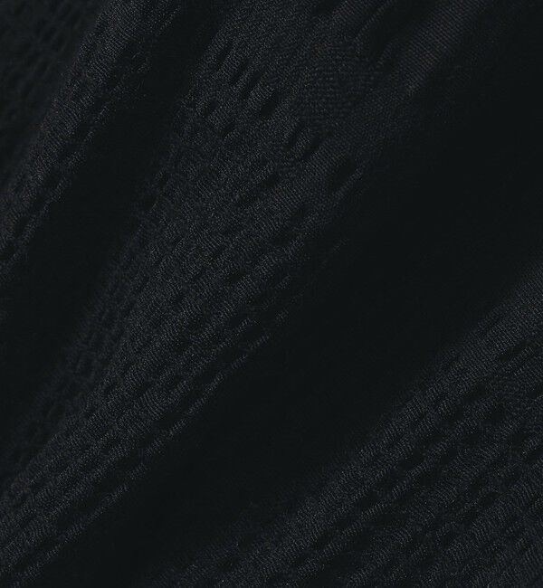 quaranciel「quaranciel:〈洗濯機可能〉シャーリング ボーダー スキッパー ブラウス」|シャツ・ブラウス|