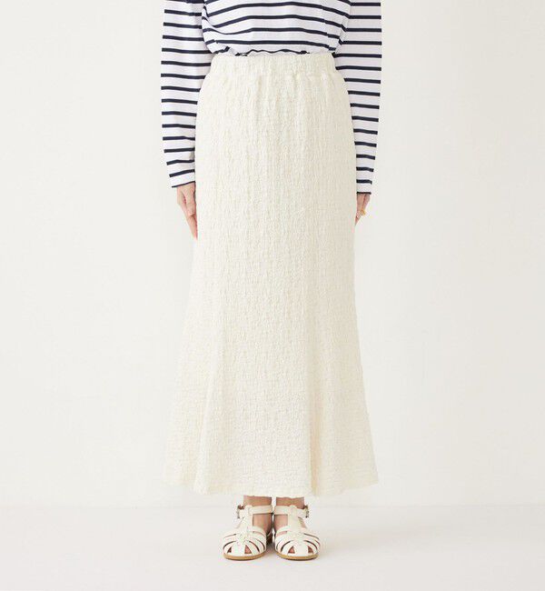 SHIPS Colors 「SHIPS Colors:〈手洗い可能〉カットジャカード マーメイド スカート」|スカート|