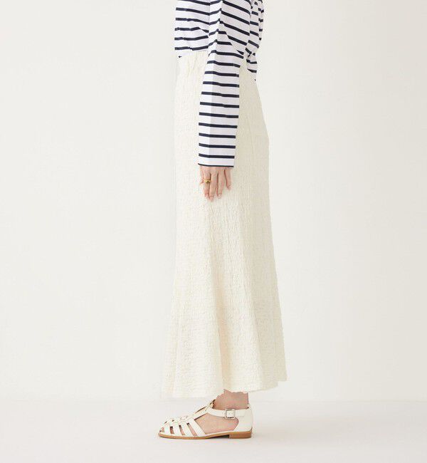 SHIPS Colors 「SHIPS Colors:〈手洗い可能〉カットジャカード マーメイド スカート」|スカート|