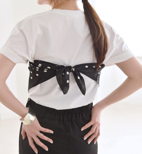 quaranciel「quaranciel: ドット スカーフ 25SS」|バンダナ・スカーフ|