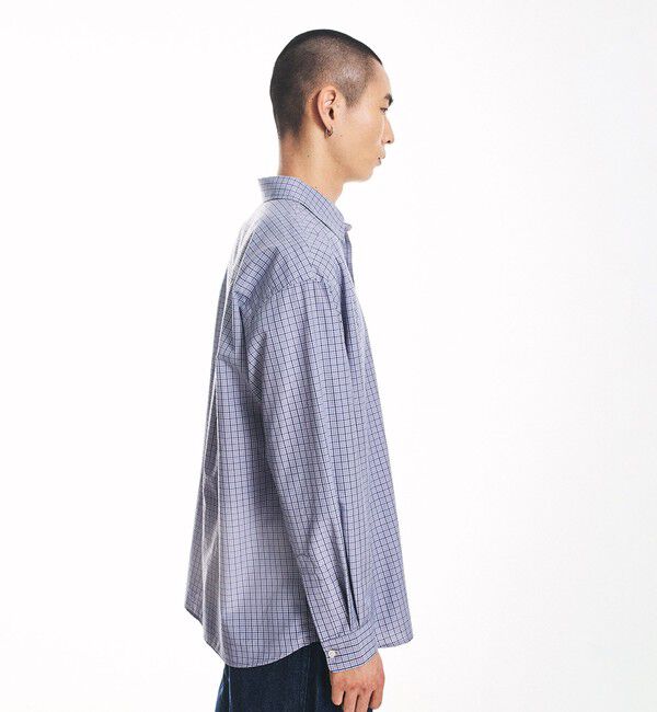 SHIPS「City Ambient Products: レギュラーカラー ブロード オーバー シャツ (長袖)」|シャツ・ブラウス|