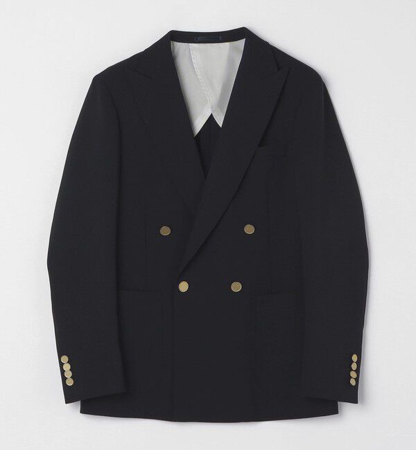 SHIPS Colors 「SHIPS Colors:〈手洗い可能〉ダブルブレスト ネイビー ジャケット」|テーラードジャケット|