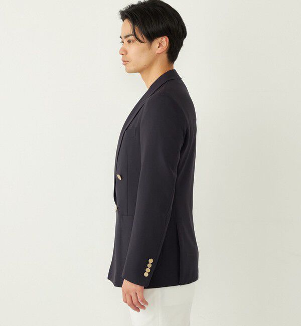 SHIPS Colors 「SHIPS Colors:〈手洗い可能〉ダブルブレスト ネイビー ジャケット」|テーラードジャケット|