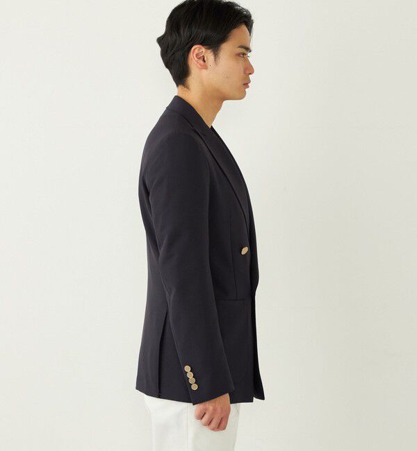SHIPS Colors 「SHIPS Colors:〈手洗い可能〉ダブルブレスト ネイビー ジャケット」|テーラードジャケット|