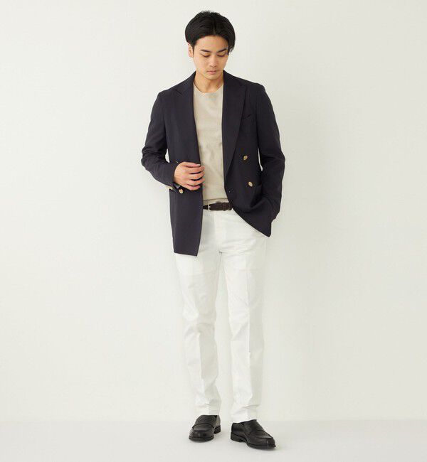 SHIPS Colors 「SHIPS Colors:〈手洗い可能〉ダブルブレスト ネイビー ジャケット」|テーラードジャケット|