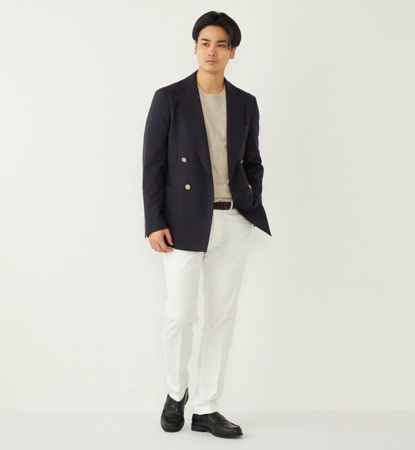 SHIPS Colors 「SHIPS Colors:〈手洗い可能〉ダブルブレスト ネイビー ジャケット」|テーラードジャケット|
