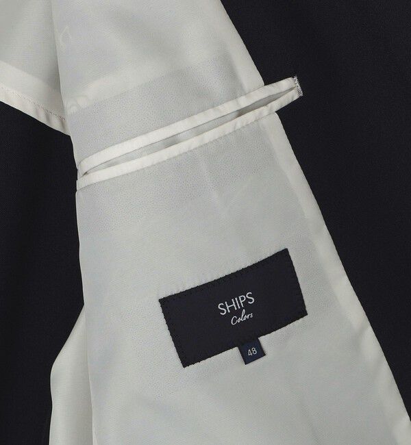 SHIPS Colors 「SHIPS Colors:〈手洗い可能〉ダブルブレスト ネイビー ジャケット」|テーラードジャケット|