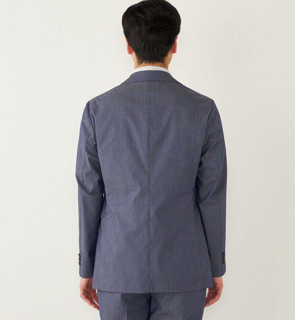 SHIPS Colors 「SHIPS Colors:〈洗濯機可能〉デニム ライク ジャケット(セットアップ対応可能)」|テーラードジャケット|