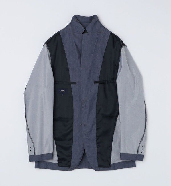 SHIPS Colors 「SHIPS Colors:〈洗濯機可能〉デニム ライク ジャケット(セットアップ対応可能)」|テーラードジャケット|