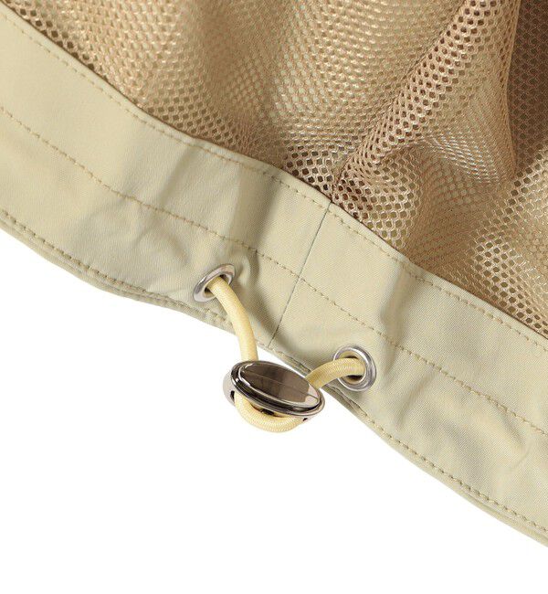 SHIPS for women「SHIPS Primary Navy Label:タフタ ジップアップ ジレ」|ベスト・ジレ|