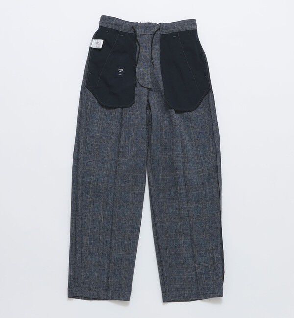 SHIPS Colors 「SHIPS Colors:〈洗濯機可能〉ウーリー イージー パンツ(セットアップ対応可能)」|スラックス|