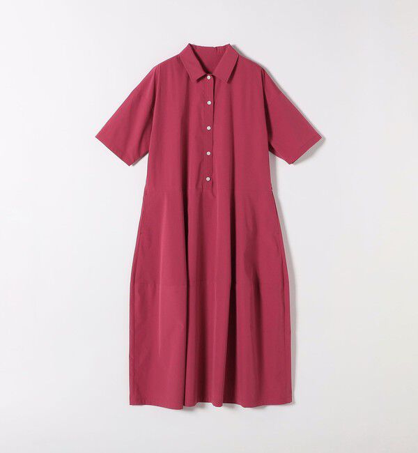 SHIPS any「SHIPS any:〈洗濯機可能〉タイプライター ボリューム シャツ ワンピース」|ワンピース|