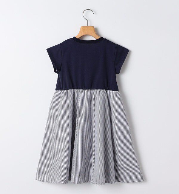 SHIPS KIDS「SHIPS KIDS:140～150cm / パネル 切替 ワンピース」|ワンピース|