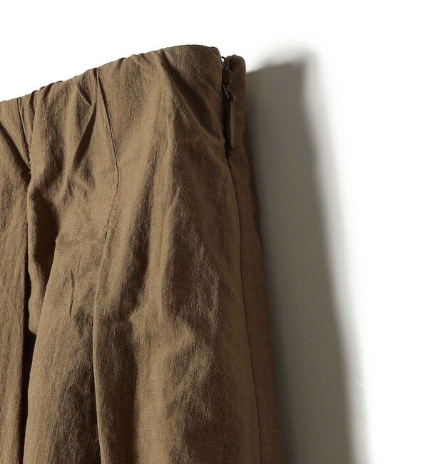 SHIPS for women「〈手洗い可能〉ライト タフタ タック フレア スカート」|スカート|