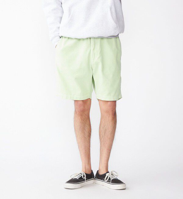 SHIPS「SHIPS:〈洗濯機可能〉サマー コーデュロイ イージー ショーツ」|その他|ライトグリーン