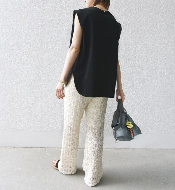 SHIPS for women「〈手洗い可能〉ラッセル レース イージー パンツ」|その他|