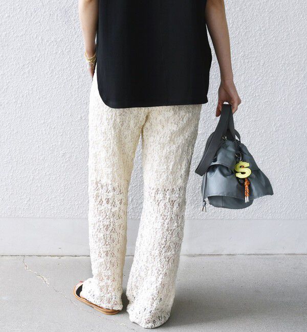 SHIPS for women「〈手洗い可能〉ラッセル レース イージー パンツ」|その他|