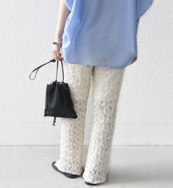 SHIPS for women「〈手洗い可能〉ラッセル レース イージー パンツ」|その他|