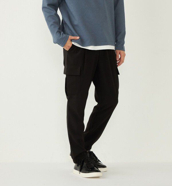 SHIPS Colors 「SHIPS Colors:〈洗濯機可能〉ストレッチ イージー カーゴ パンツ」|カーゴ|