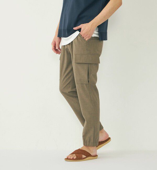 SHIPS Colors 「SHIPS Colors:〈洗濯機可能〉ストレッチ イージー カーゴ パンツ」|カーゴ|