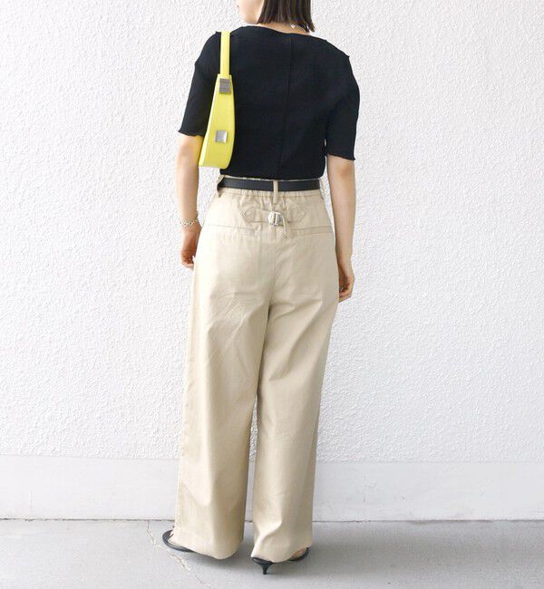 SHIPS for women「〈手洗い可能〉ドライ テレコ ショート スリーブ プルオーバー」|Tシャツ・カットソー|