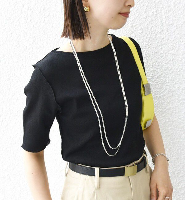 SHIPS for women「〈手洗い可能〉ドライ テレコ ショート スリーブ プルオーバー」|Tシャツ・カットソー|