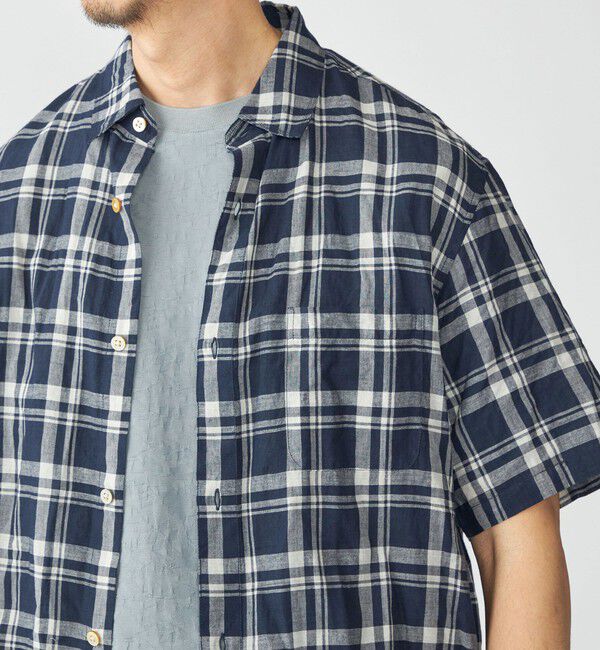 SHIPS「SHIPS: インディア レギュラーカラー ショートスリーブ シャツ」|シャツ・ブラウス|