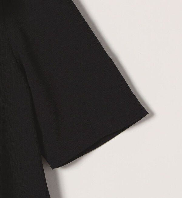 SHIPS any「【WEB限定】SHIPS any:〈洗濯機可能〉ラフ サテン フリルカラー ブラウス 25SS」|シャツ・ブラウス|