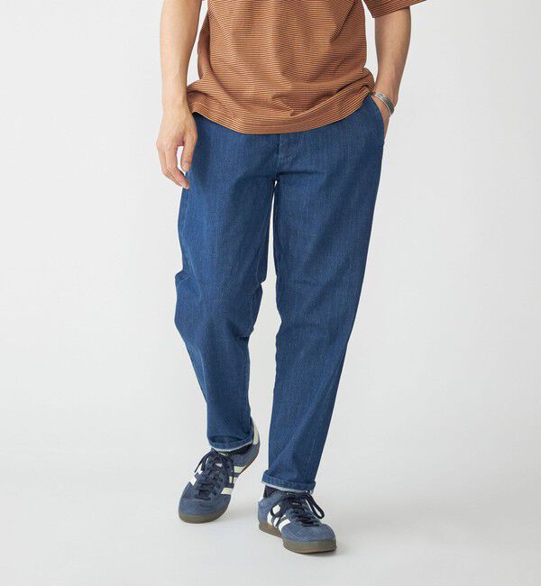 SHIPS「【WEB限定】SHIPS: ライト セルビッチ デニム イージー スラックス」|デニム|