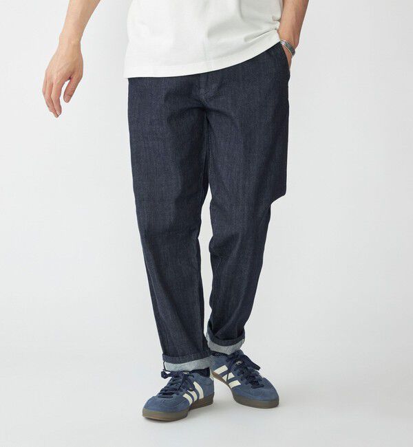 SHIPS「【WEB限定】SHIPS: ライト セルビッチ デニム イージー スラックス」|デニム|