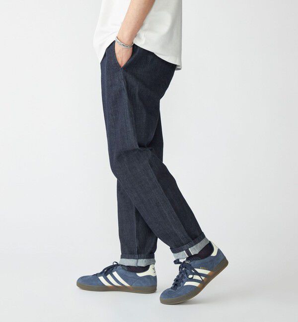 SHIPS「【WEB限定】SHIPS: ライト セルビッチ デニム イージー スラックス」|デニム|