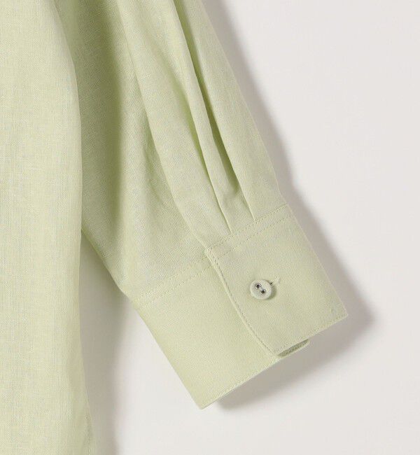 SHIPS any「SHIPS any:〈洗濯機可能〉リネン ミックス スタンドカラー ポケット シャツ 25SS 2」|シャツ・ブラウス|