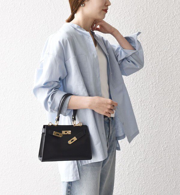 SHIPS any「SHIPS any:〈洗濯機可能〉リネン ミックス スタンドカラー ポケット シャツ 25SS 2」|シャツ・ブラウス|