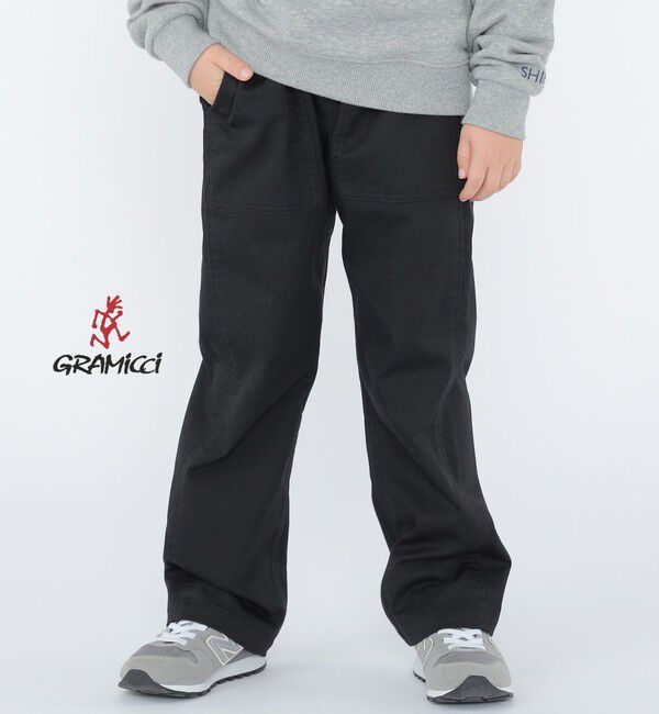 SHIPS KIDS「【SHIPS KIDS別注】Gramicci:110～160cm / ツイル ベイカー パンツ」|その他|ブラック