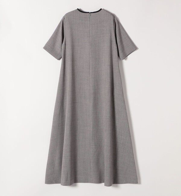 SHIPS any「SHIPS any:〈洗濯機可能〉ウーステッド パイピング ボタン フレア ワンピース」|ワンピース|