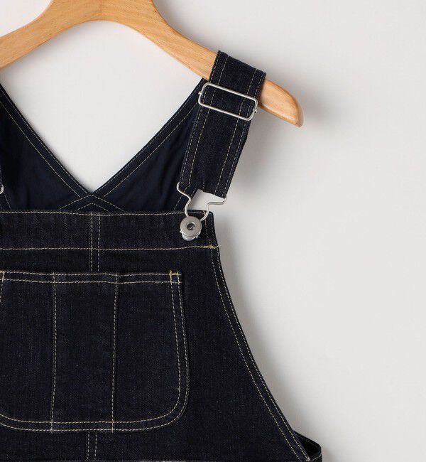 SHIPS KIDS「SHIPS KIDS:140～150cm /デニム オーバーオール スカート」|ジャンパースカート|