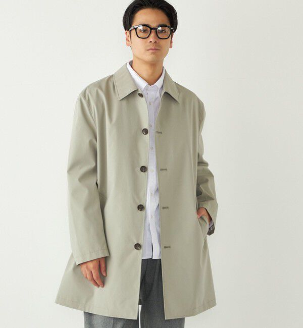 SHIPS Colors 「SHIPS Colors:〈撥水・防風〉ステンカラー コート◇」|ステンカラーコート|ベージュ