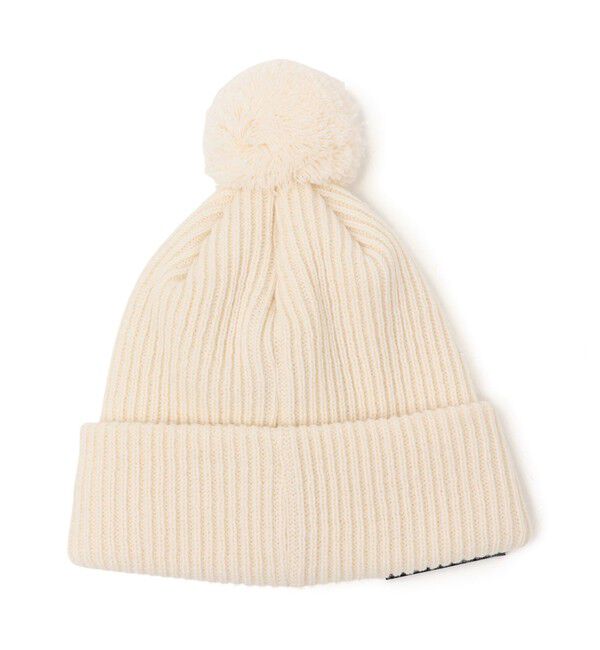 SHIPS any「NEW ERA: ポンポン ワンポイント 刺繍 リブ ニットキャップ <KIDS>」|ニット帽|