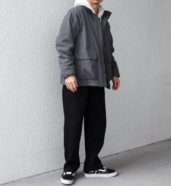 SHIPS any「SHIPS any:〈撥水/防風等〉多機能 中綿 2トーン スタンド ブルゾン 25AW◇」|ダウン|