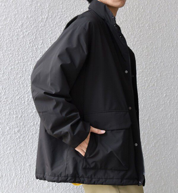 SHIPS any「SHIPS any:〈撥水/防風等〉多機能 中綿 2トーン スタンド ブルゾン 25AW◇」|ダウン|