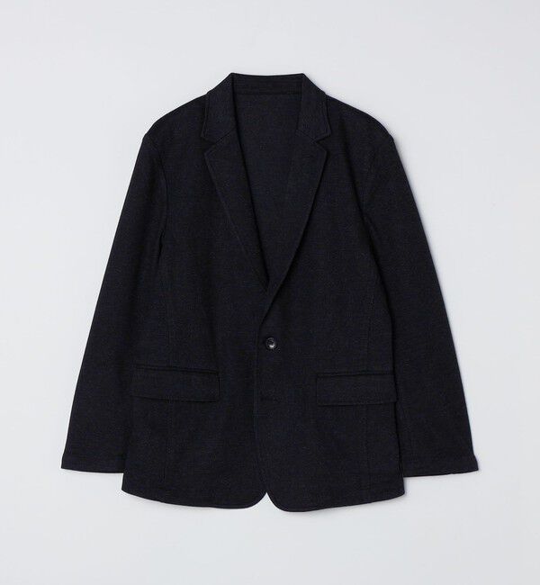 SHIPS Colors 「SHIPS Colors:ムリネ ジャージー ジャケット(セットアップ対応可能)」|テーラードジャケット|ネイビー