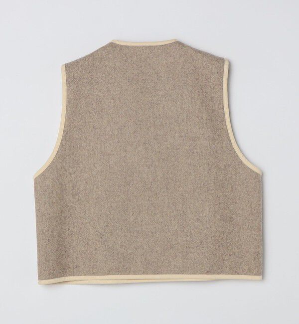 SHIPS「TAKE&SONS: MELTON POCKET VEST」|ベスト・ジレ|
