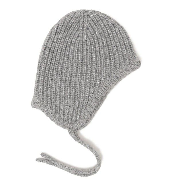 SHIPS for women「perah: ブローチ 付 イヤー フラップ ラメ ニット キャップ」|ニット帽|