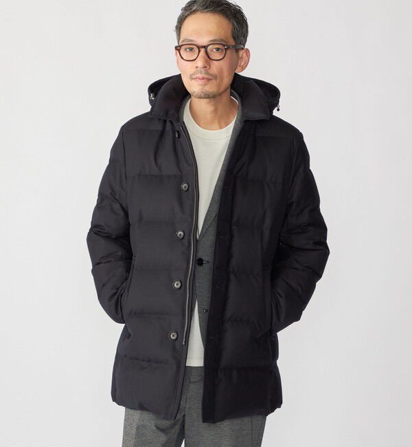 SHIPS「SHIPS: ウール 河田ダウン ピーコート」|ダウン|
